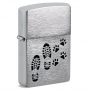 Zippo Empreintes Chrome