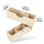 Photo #8 de Boite de rangement Buddies avec Plateau et accessoires taille L