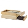 Photo #2 de Boite de rangement Buddies en bois Coulissante avec Tamis