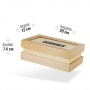 Photo #3 de Boite de rangement Buddies en bois Coulissante avec Tamis