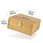 Photo #3 de Boite de rangement Rolling Supreme bois et accessoires taille XL