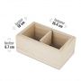 Photo #6 de Boite de rangement Rolling Supreme en bois Orange taille L