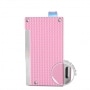 Photo #2 de Briquet Cigare Caseti Rose Textur� et Chrome
