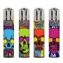 Photo #2 de Briquet Clipper Colorful Skulls x 48