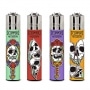 Photo #2 de Briquet Clipper Mirror Skulls x 48