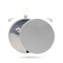 Photo #2 de Briquet de poche rond Chrome