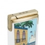Photo #4 de Briquet Elie Bleu J15 Casa Cubana Blanc Or