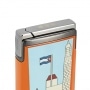 Photo #4 de Briquet Elie Bleu J15 Gun Casa Cubana Orange