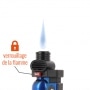 Photo #1 de Briquet PRINCE pocket torche bleu