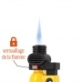 Photo #1 de Briquet PRINCE pocket torche jaune