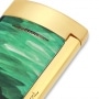 Photo #3 de Briquet S.T. Dupont MiniJet G�ode vert et dor�