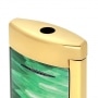 Photo #4 de Briquet S.T. Dupont MiniJet G�ode vert et dor�