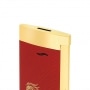 Photo #4 de Briquet S.T. Dupont Slim 7 Cheval Rouge et dor