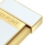 Photo #3 de Isqueiro S.T. Dupont Slimmy Branco e Dourado