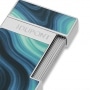 Photo #3 de Briquet S.T. Dupont Slimmy G�ode bleu et chrome