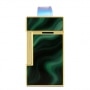 Photo #2 de Briquet S.T. Dupont Slimmy G�ode vert et or