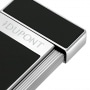 Photo #4 de Briquet S.T. Dupont Slimmy Noir et Chrome