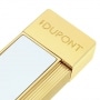 Photo #3 de Briquet S.T. Dupont Twiggy Blanc et Dor