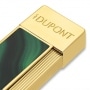 Photo #3 de Briquet S.T. Dupont Twiggy G�ode vert et dor�