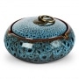 Photo #8 de Cendrier cramique avec Couvercle et Boucle en cuivre