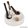 Photo #3 de Cendrier Cramique Chacom Blanc craquel