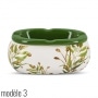 Photo #6 de Cendrier cramique Ovale motif Vgtal