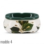 Photo #7 de Cendrier cramique Ovale motif Vgtal