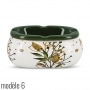 Photo #9 de Cendrier cramique Ovale motif Vgtal