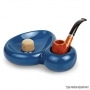 Photo #3 de Cendrier Cramique Pipe Savinelli Sidecar Bleu