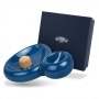 Photo #4 de Cendrier Cramique Pipe Savinelli Sidecar Bleu