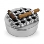 Photo #4 de Cendrier Cigare Aluminium Poli Rond The Grid