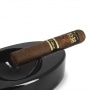 Photo #3 de Cendrier Cigare Elie Bleu 2 cigares Obsidienne Noire