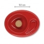 Photo #2 de Cendrier 1 pipe Cramique Chacom Rouge