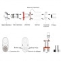 Photo #12 de Cigarette electronique Eleaf iStick Pico blanche