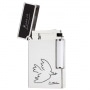 Photo #1 de Coffret Collector Briquet S.T. Dupont Ligne 2 Blanc Picasso Colombe
