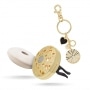 Photo #2 de Coffret Diffuseur Voiture Maison Berger Ophelia Gold et Porte cl�s