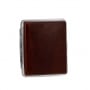 Photo #3 de Coffret Flasque Alcool Etui Cigarette Simili Cuir Marron