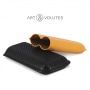 Photo #5 de Etui 2 cigares Art et Volutes Cuir Varadero