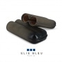 Photo #4 de Etui 2 cigares Elie Bleu en Cuir Patin Olive