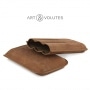 Photo #5 de Etui 3 cigares Art et Volutes Lucea Marron