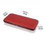 Photo #3 de Etui 3 Cigares Savinelli Rigide Cuir Rouge