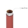 Photo #4 de tui  cigares Adorini 1 cigare Acier Satin et Cuir Rouge