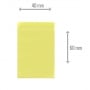 Photo #2 de Lot de 100 sachets Zip 40 x 60 mm