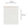 Photo #2 de Lot de 100 sachets Zip 55 x 65 mm Liser