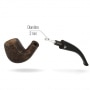 Photo #4 de Pipe de Cogolin Courbe Sable Marron 269