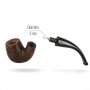 Photo #4 de Pipe de Cogolin Courbe Sable Marron 270