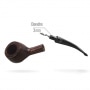 Photo #4 de Pipe de Cogolin Mini Cintr�e Tuyau Classique