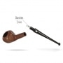 Photo #4 de Pipe de Cogolin Mini Six Pans Droite Boule