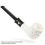 Photo #3 de Pipe Ecume de Mer Art et Volutes Ajour�e Droite Sifflet 109