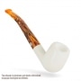 Photo #3 de Pipe Ecume de Mer Art et Volutes Cintr�e Lisse Mod�le 5